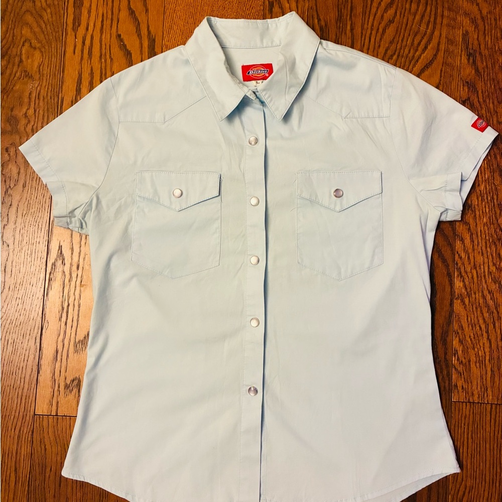 Dickies Light Blue Button-Up Shirt